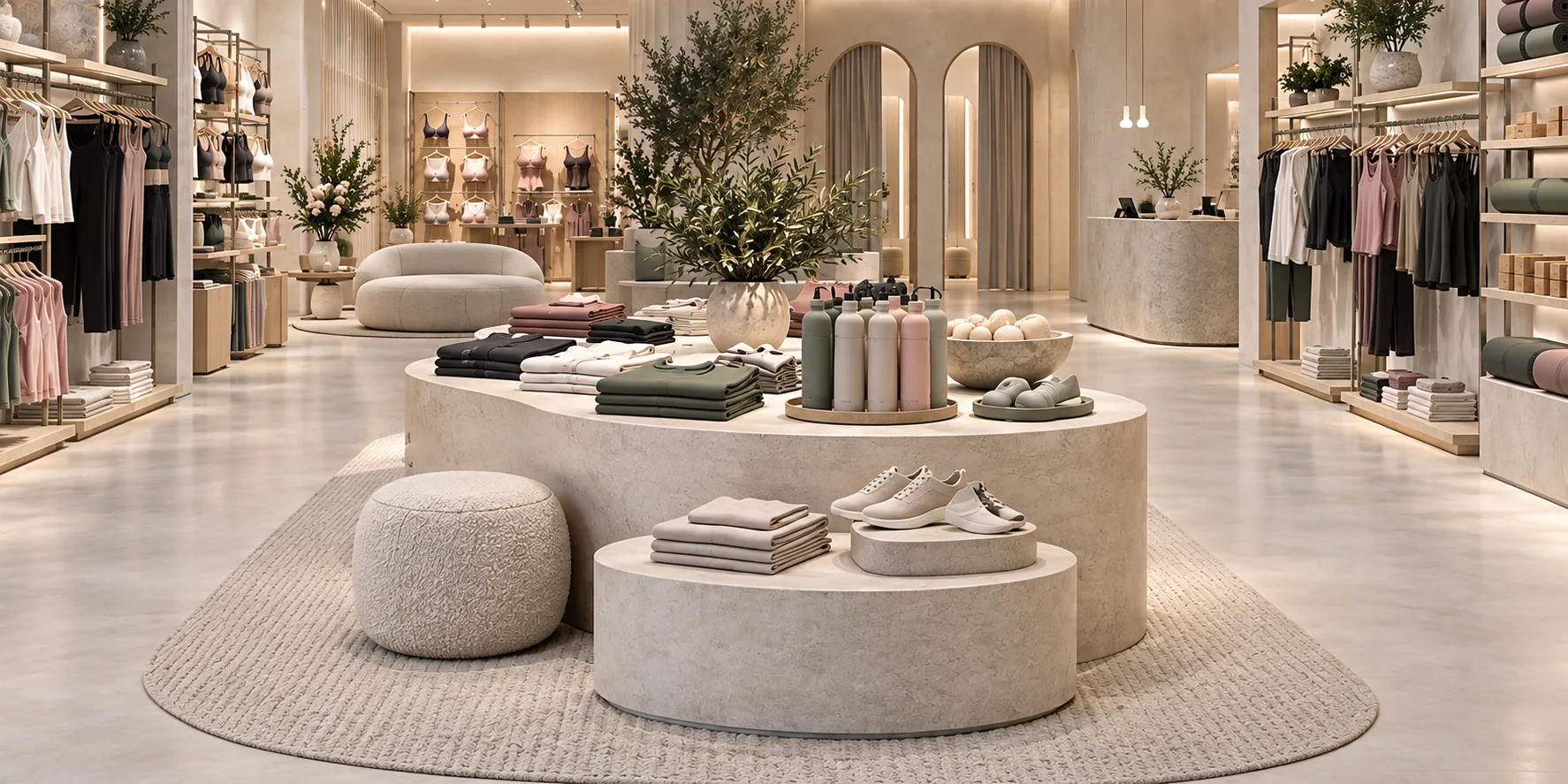 Circular product islands at the centre
