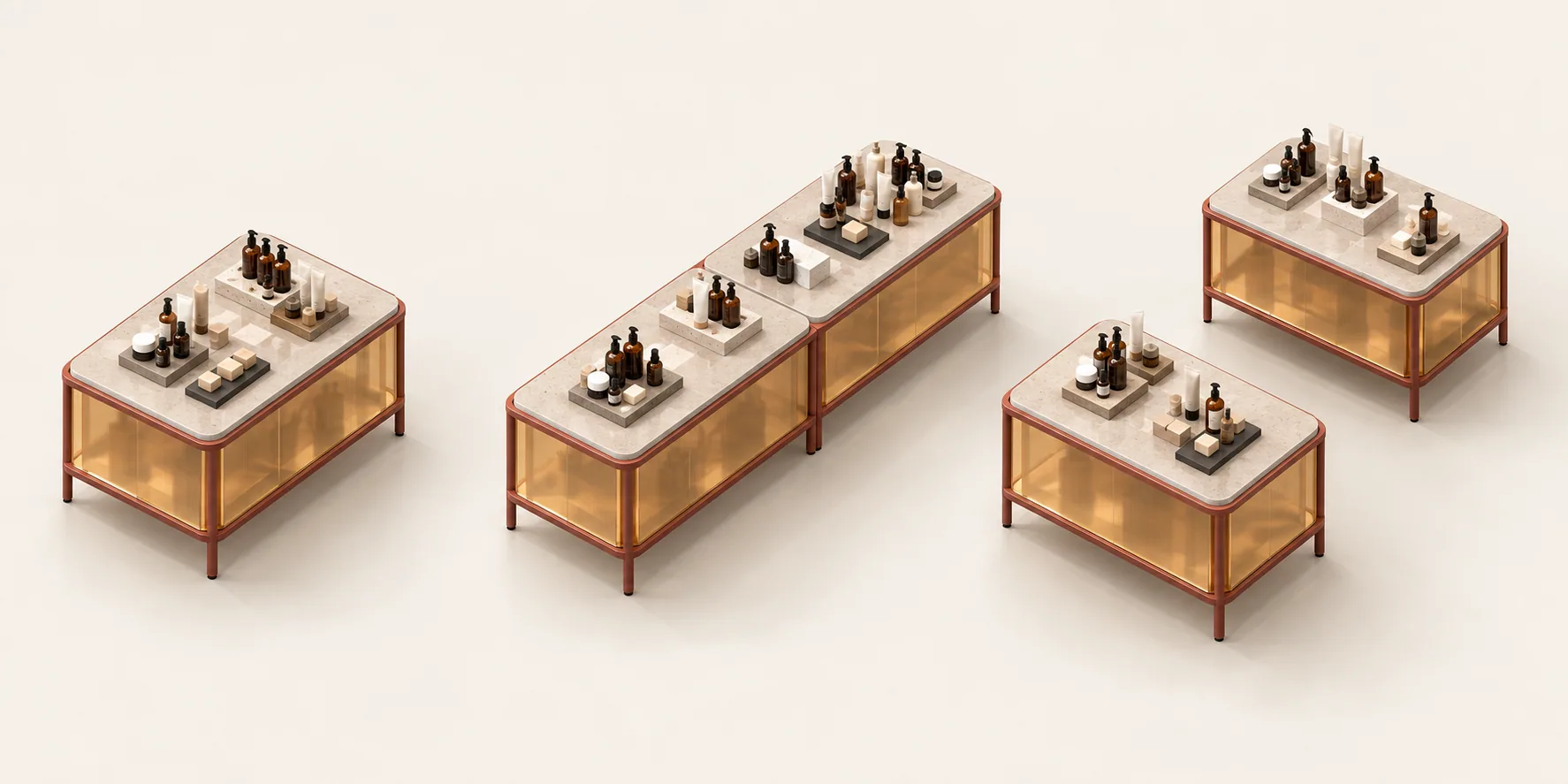 Design board: modular layout scenarios